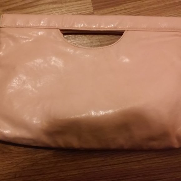 Vintage Purse Perfect Condition Light Pink 11 1/2" x 6" High Hinge Closing - Picture 2 of 5